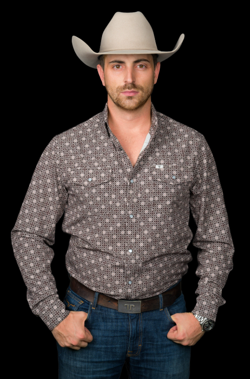 LANE Long Sleeve Pearl Snap by Ferrell Brand