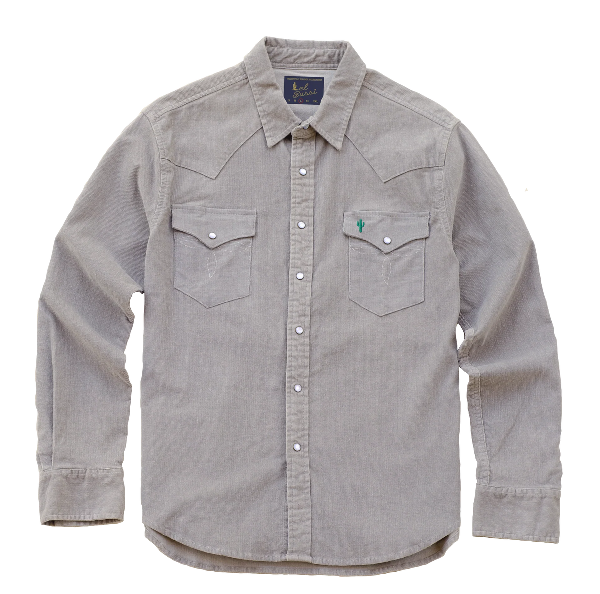 Vail Corduroy Shirt- Stone