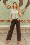 Brass and Suede Pants