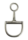 Horsebit Pendant 4" SILVER