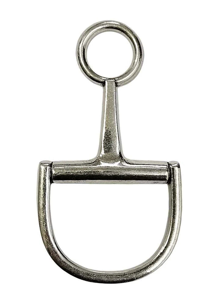 Horsebit Pendant 4" SILVER