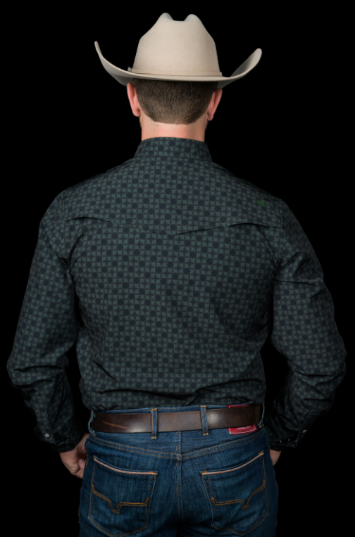 EASTON Long Sleeve Pearl Snap by Ferrell Brand