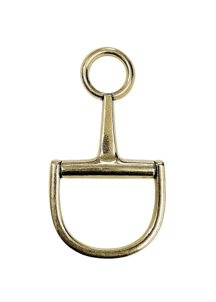 Horsebit Pendant 3" GOLD
