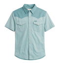 Pickett Short Sleeve Pearl Snap- Sky Blue