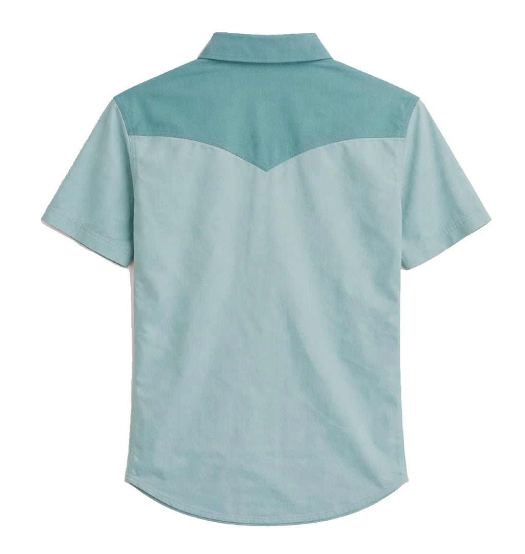 Pickett Short Sleeve Pearl Snap- Sky Blue
