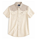 Pickett Short Sleeve Pearl Snap- Honeycomb