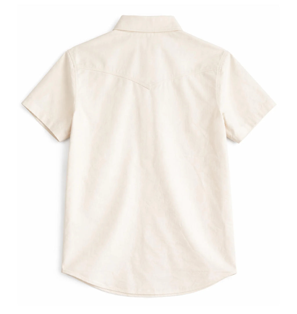 Pickett Short Sleeve Pearl Snap- Ivory