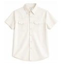 Pickett Short Sleeve Pearl Snap- Ivory
