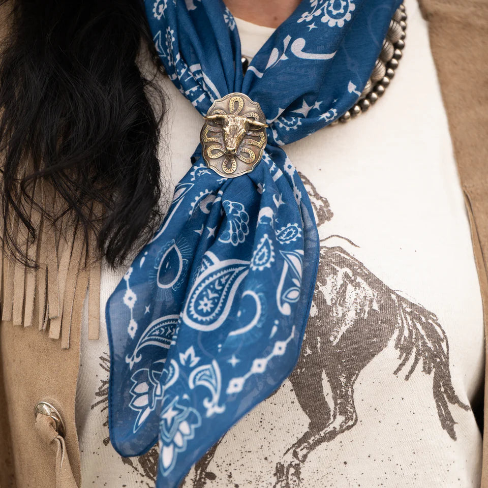 FRINGE Scarf Slide- The Bull