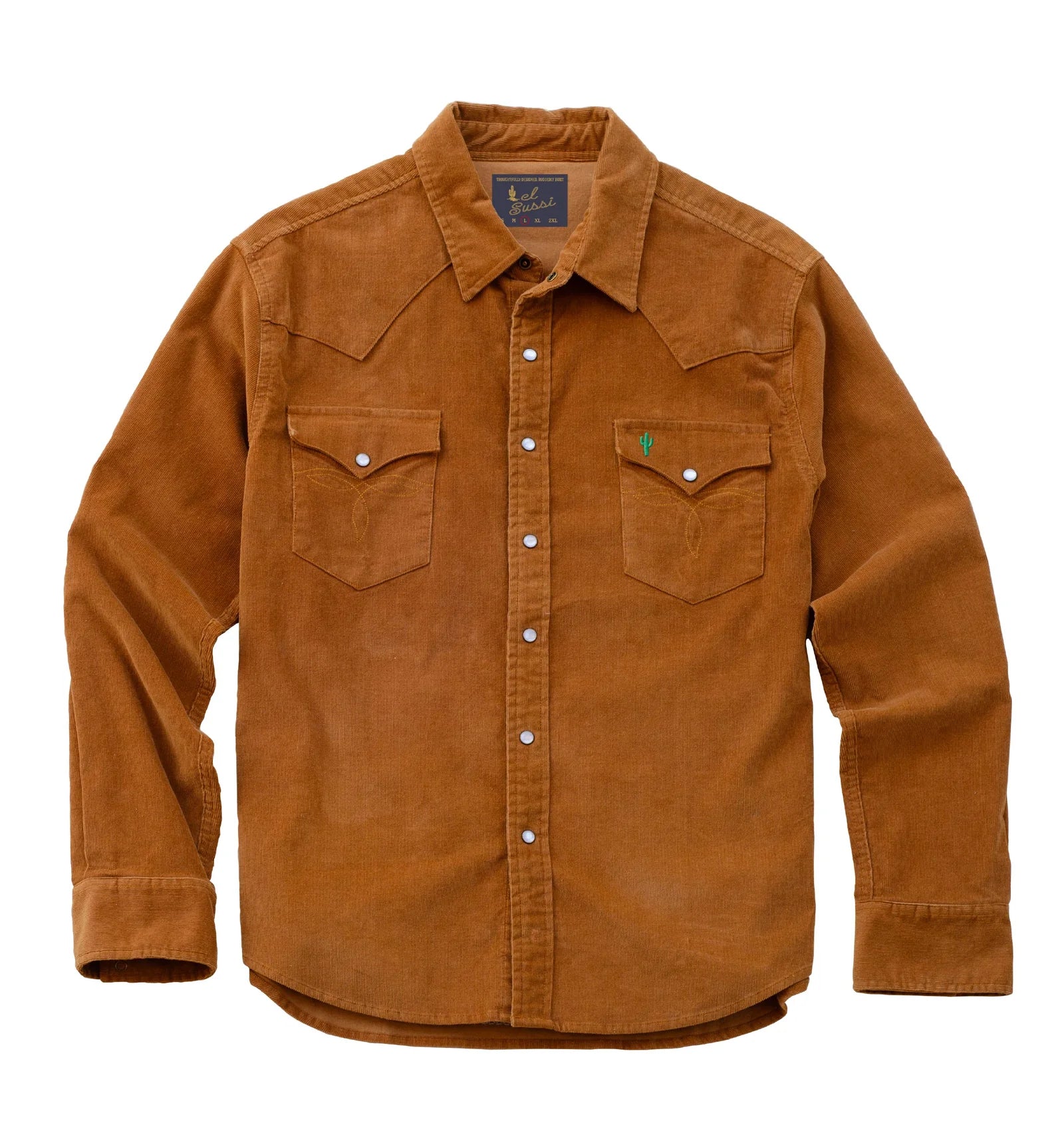 Vail Corduroy Shirt- Clay