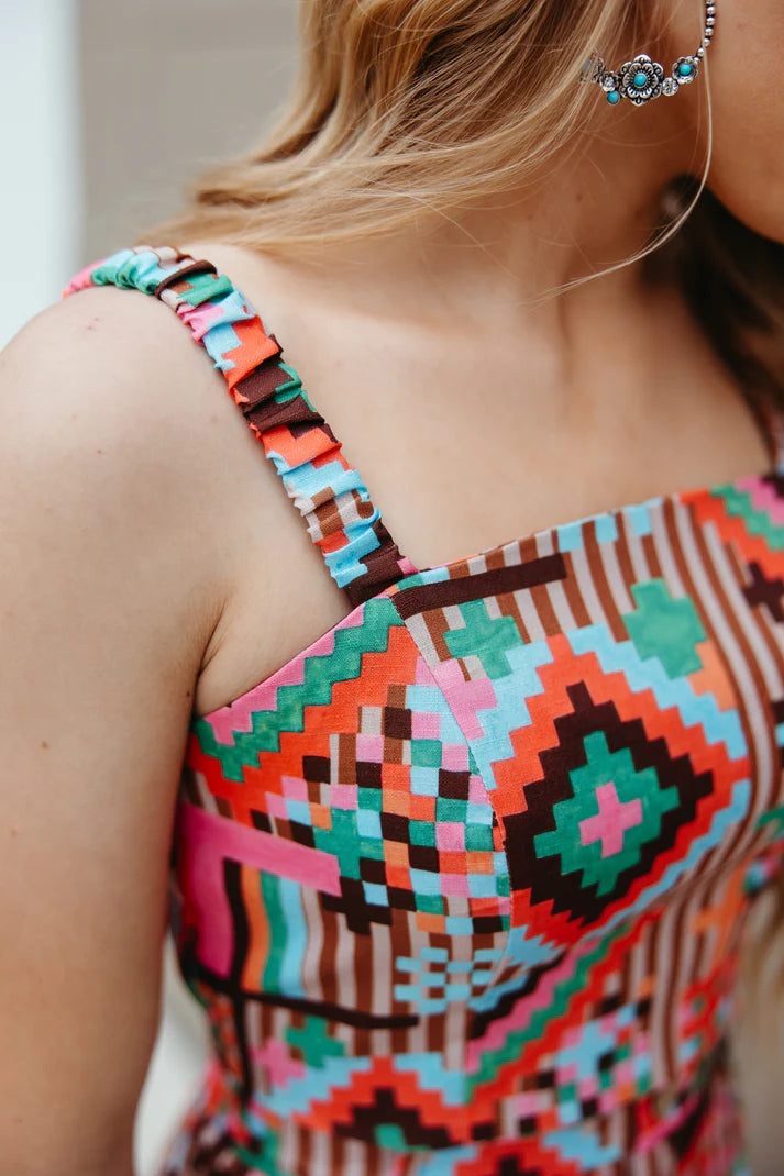 Funky Aztec Crop