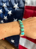 Turquoise Wide Cuff Bracelet