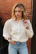 Ivory Horse Embro Blouse