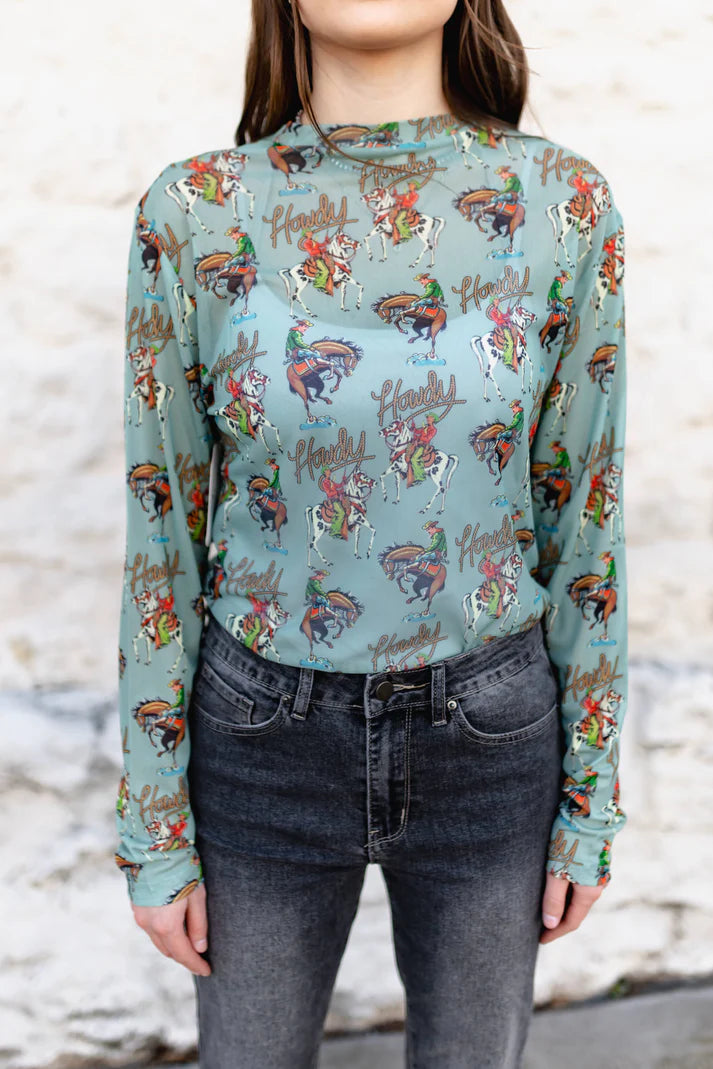 Howdy Mesh Top