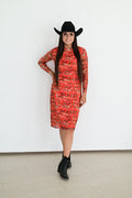 Western Mesh Dress