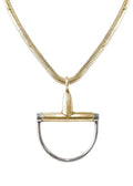 Horsebit Pendant Necklace