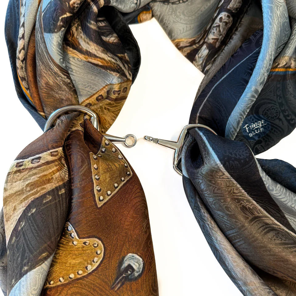 FRINGE- Snaffle Bit Scarf Buckle