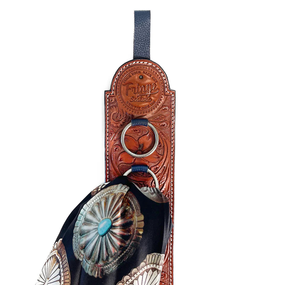 FRINGE- Leather Scarf Hanger
