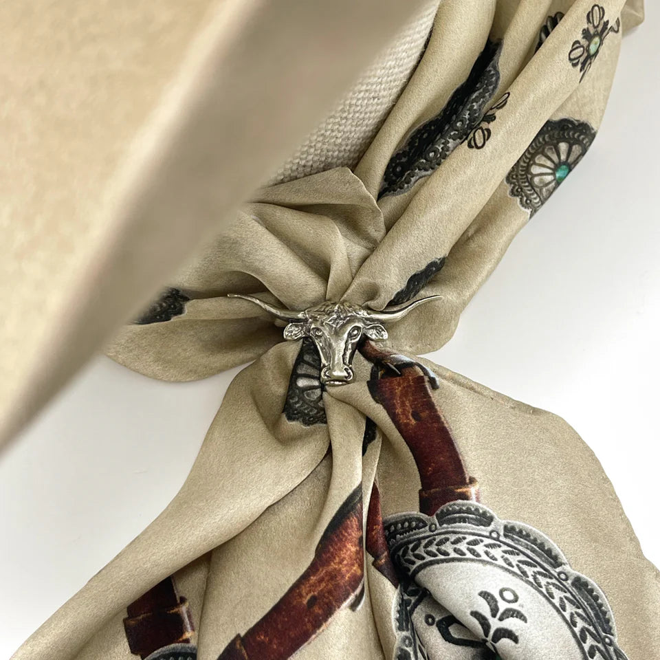 FRINGE Scarf Slide- The Longhorn